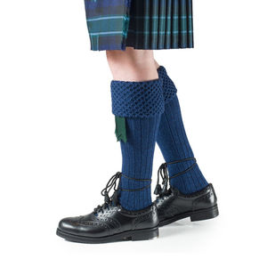 Chaussettes de kilt écossais tricotées personnalisées pour hommes, longueur intégrale, vente chaude, chaussettes de sport de haute qualité en gros - Product Image 2