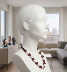 Colorful Bohemian Style Epoxy Resin Pendant Necklace Unique Statement Gold Plated Handmade Wedding Engagement Jewelry Real Bead - Product Image 6