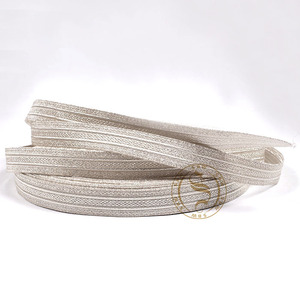 High Quality Fancy/Simple <b>Silver</b> Cord Braid Lace for Fuerzas Armadas & Uniforms Customizable Lace Trim Braid - Product Image 1