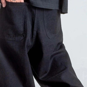 Pantalon en jean ample pour homme, de haute qualité, en coton, coupe décontractée, style streetwear, très vendu pour l'été et l'hiver. - Product Image 4