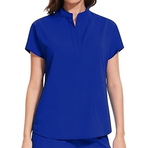 Custom Logo Hot Selling Stretch Nursing Scrub <b>Tops</b> Stylish Custom Made Hot Selling New Arrival Women Scrub <b>Tops</b> for Adult - Product Image 6