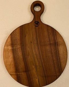 Tabla para Pizza de Madera de Acacia Belief, Rectangular, Personalizable, para Servir Charcutería, con Asa, Ecológica, 1.5 cm de Grosor, Apta para Lavavajillas - Product Image 3