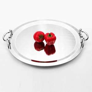 Bandeja de Servicio de Acero Inoxidable Moderna y Elegante, Venta Caliente, Directo de Fábrica India, para Uso en Hogares, Hoteles y Cocinas - Product Image 5