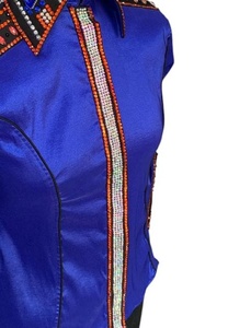 Chaqueta de Montar Misha International Western, Elástica, de Poliéster, con Detalles Brillantes, para Jinete - Product Image 3