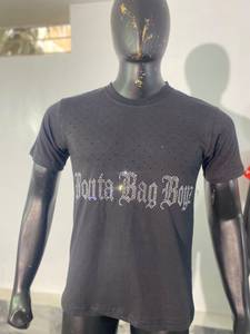 Camiseta Oversize de Lujo para Hombre, 100% Algodón Pesado, Cuello Mock, de Alta Calidad, Personalizable, Estilo Boxy - Product Image 4