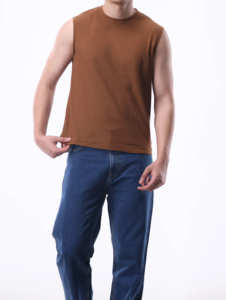Sleeveless <b>Shirts</b> for Men High Quality Gym Sport 100% <b>Polyester</b> Half Sleeve Summer <b>Shirts</b> Custom Solid Anti-Wrinkle <b>Shirts</b> - Product Image 4