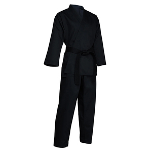 Uniforme de Taekwondo Negro en Contraste, Duradero, Transpirable y Cómodo, Nuevo Estilo, Traje de Artes Marciales, Servicio OEM - Product Image 2