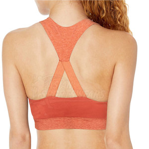 Soutien-gorge de sport pour femme, sans couture, flexible, doux au toucher, style performance, pour l'entraînement, la course, le yoga, confort quotidien - Product Image 3