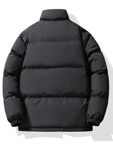 <b>Top</b> Trending Winter Waterproof <b>Bubble</b> Warm Long Front Lightweight Unisex Puffer Bomber Jacket - Product Image 2