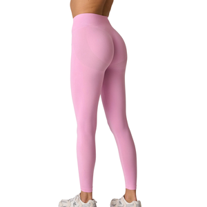 Custom Wholesale Women Seamless Sports Leggings Tummy Control Gym Yoga <b>Pants</b> ODM Fitness Wear Manufacturer - Product Image 3
