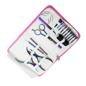 Kit d'outils pour extensions capillaires ZARNAB SURGICAL – Pinces métalliques, ciseaux, clips, installateur et extracteur de fils – Finition arc-en-ciel – Professionnel - Product Image 4