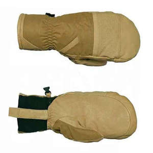 Mitaines personnalisées en cuir véritable et fourrure de mouton pour femme, chaudes pour l'hiver, à motifs, gants thermiques pour les mains - Product Image 3