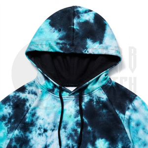 Custom Sublimation Hoodie <b>Tie</b> <b>Dye</b> Pullover <b>Sweatshirt</b> 100% Polyester Unisex Casual Sportswear OEM ODM Wholesale - Product Image 3