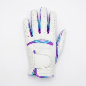 Guante de Golf Personalizado de Piel de Cabretta Premium de Indonesia, para Mano Izquierda, Unisex, Ajuste de Alto Rendimiento, Agarre Suave, Transpirable, Patrón Personalizado OEM - Product Image 1