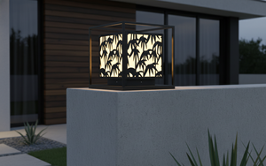 Lámpara de Poste Exterior Impermeable para Casa Moderna, Villa, Jardín, Camino, Lámpara Decorativa de Poste, 3500K, Blanco Cálido, CA 200V - Product Image 2