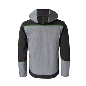 Men's Custom Logo Design Streetwear Polyester Softshell Quick Dry Running Breathable Softshell <b>Jacket</b> for Men - Product Image 3
