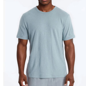 Men's Plain Cotton <b>Tshirt</b> Oneck Short Sleeve Trendy Design Solid Color Casual Wear Oversized Drop Shoulder Men Solid <b>Tshirt</b> 2026 - Product Image 1