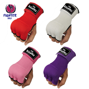 Gants d'entraînement de boxe avec enroulement facile et rembourrage en gel, protection des articulations élastiquée, arts martiaux - Product Image 5