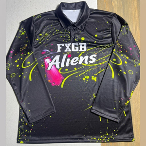 Camisetas de Manga Larga Transpirables de Talla Grande para Entrenadores, Ropa Deportiva de Alto Rendimiento con Secado Rápido, Antibacterianas y con Estampado Sublimado - Product Image 1