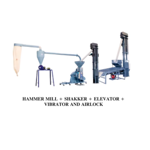 Molino de Martillos con Elevador Vibratorio y Vibrador, Pulverizador Industrial de Alta Resistencia con Sistema de Cribado de Alta Eficiencia - Product Image 1