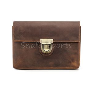 Sac de ceinture vintage en cuir véritable pour homme, étanche, avec passant de ceinture, étui pour téléphone portable – Vente en gros - Product Image 6