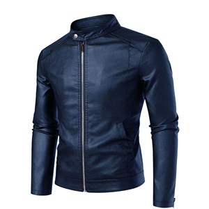 Wholesale Mens Leather Fashion <b>Jacket</b> Real Cowhide Biker Style Zipper Coat Durable Outerwear For Outdoor Wear Mens Clothing - Product Image 3