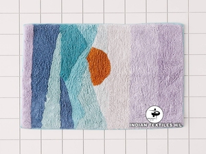 Lujo 2025 últimas hermosas alfombras de baño de algodón con mechones diseño más suave directo de fábrica precio al por mayor hecho a máquina - Product Image 2