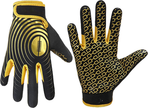 Guantes de Fútbol Americano Profesionales Personalizados al por Mayor, Guantes de Fútbol Americano para Jóvenes 2026, Antideslizantes, con Protección UV, Unisex - Product Image 5