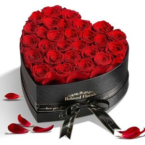 27 Rose Stabilizzate Fiori Freschi Tagliati per Compleanni, San Valentino, Festa della Mamma, Natale, Anniversari - Regalo per Donne, Mamma, Moglie - Product Image 1