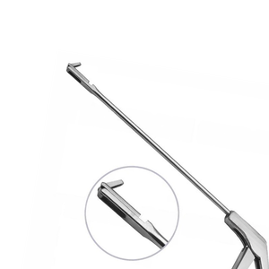 Pinces à perforer l'anus médical (Backbiting Antrum Punch Forceps) 7'' pour adulte, avec poignée annulaire, instrument ORL réutilisable en plastique, manuel, CE ISO, par Grip Surgical - Product Image 2