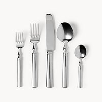 Ensemble de couverts élégants en acier inoxydable, finition miroir haute brillance, résistant à la rouille, pour mariage, dîner, maison, restaurant, hôtel, table