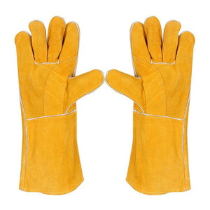 Gants de soudage TIG/MIG en cuir de vachette de qualité supérieure avec doublure en Kevlar, résistants à la chaleur et au feu, pour soudeurs - Product Image 6
