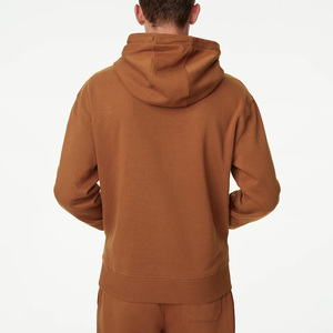 Sudadera con capucha unisex de felpa 100% algodón, personalizada con pedrería, de corte holgado y extragrande, con bolsillos, transpirable, con cremallera, para invierno, de 550 gramos de peso pesado. - Product Image 3