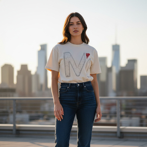 เสื้อยืดพิมพ์ลายพัฟฟ์แบบใหม่ สตรีทแวร์ผู้ชาย สั่งทำได้ โลโก้แบบ 3 มิติ ผ้าคอตตอนออร์แกนิคน้ำหนักมาก ซักแบบวินเทจ - Product Image 6