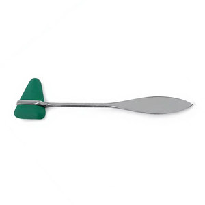 Marteau de réflexes manuel en acier inoxydable de qualité allemande, certifié CE, instrument médical chirurgical, diagnostic neurologique - Product Image 4