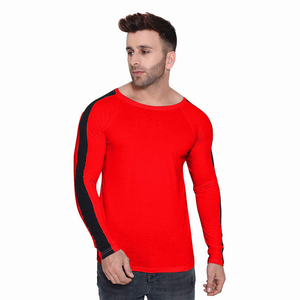 Camiseta de Manga Larga de Color Sólido Personalizada OEM para Hombre, Camiseta de Moda, Ropa Casual, Camiseta Ajustada, Camiseta de Color Sólido - Product Image 2