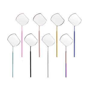 Espejos de Pestañas Portátiles de Acero Inoxidable con Forma de Corazón y Flor, Logotipo Personalizado, Herramientas Compactas para Técnicos de Belleza, Extensión de Pestañas - Product Image 5