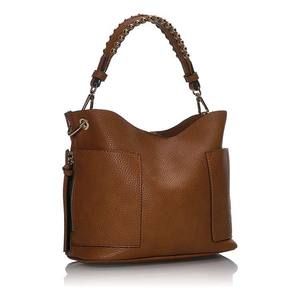 Sac à bandoulière en cuir grainé marron gaufré 80g pour femme, sac à main, sac bandoulière avec sangle réglable pour usage quotidien - Product Image 2