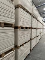 Panneau en fibres de ciment de magnésium, panneau MGO, panneau léger en magnésium et verre, panneau en oxy-sulfure de magnésium pour mur, sous-plancher, panneau SIP