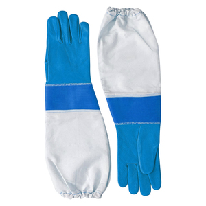 Guantes de Apicultura Personalizados Multicolor, Ventilados, de Manga Larga, de Piel de Oveja y Vacuno, Antideslizantes, Anti-Picaduras, de Algodón - Product Image 5