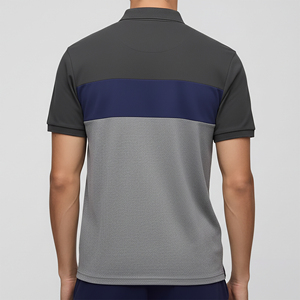 เสื้อเชิ้ตผู้ชายแขนสั้นผ้าฝ้าย 100% ระบายอากาศดี ดีไซน์โดดเด่น ปักโลโก้ตามสั่ง แบบลำลองสำหรับฤดูร้อน - Product Image 2
