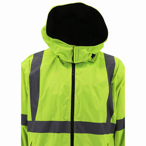 Chaqueta de Seguridad de Alta Visibilidad para Trabajo en Invierno, Impermeable, Resistente al Viento, Altamente Reflectante, ANSI Clase 1 EN ISO - Product Image 3
