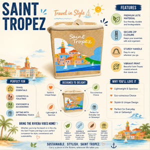 Sac isotherme en jute écologique |   Sac isotherme pour pique-nique et transport de repas |   Poignée en coton réutilisable, qualité OEM, exportation Inde - Product Image 5