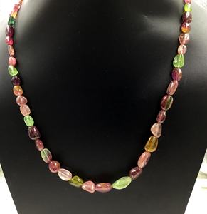 พลอยทัวมาลีนแบบหลายแบบธรรมชาติอัญมณีเรียบสำหรับทำเครื่องประดับอัญมณีชั้นดี - Product Image 3