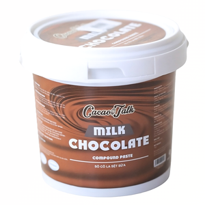 Chocolate Líquido en Pasta HALAL de Excelente Calidad para Repostería, 1KG, Venta al por Mayor, Envío Global, OEM/ODM, Chocolate con Leche, para Galletas - Product Image 1