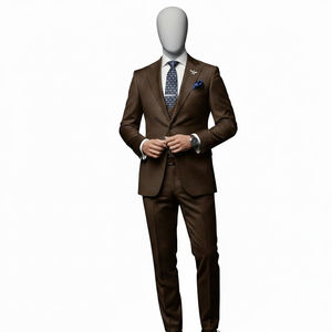 Traje de Hombre Más Popular para el Trabajo, Traje Cruzado Profesional, Ropa Elegante y Delgada para Ocasiones de Negocios - Product Image 5