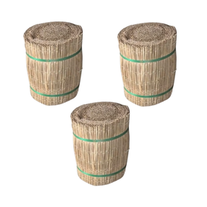 Alfombra de junco en rollo, producto popular para protección de árboles, barrera y cubierta para macetas, ecológica, de alta calidad, natural, para jardín. - Product Image 1