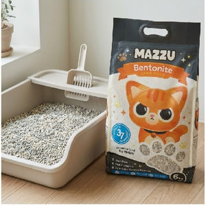 Litière pour chat à base de bentonite et de manioc, 6 kg, sans poussière, agglomération rapide, contrôle efficace des odeurs, pour chats, agglomération naturelle, soins pour chats, hygiène féline - Product Image 4