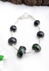 ลูกปัดทัวร์มาลีนสีเขียวธรรมชาติ เจียระไน สำหรับทำเครื่องประดับชั้นดี - Product Image 6