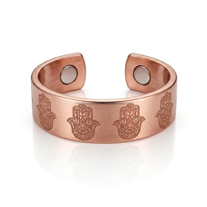 Bague Unisexe Ajustable Œil Turc Esotérique en Bio Aimant – Bijoux Dévotionnels en Gros - Product Image 5
